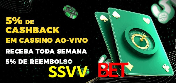 Promoções do cassino ao Vivo ssvv bet